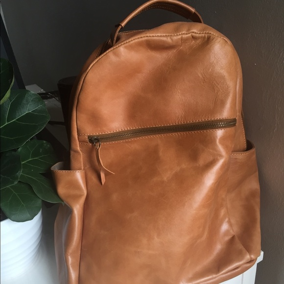 able leather backpack